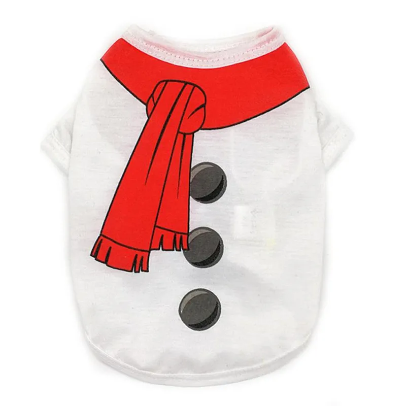 Одежда для собак Новогодняя тема Снеговик Pet Рубашка X10232|pet shirt|shirt petdog clothes shirt |