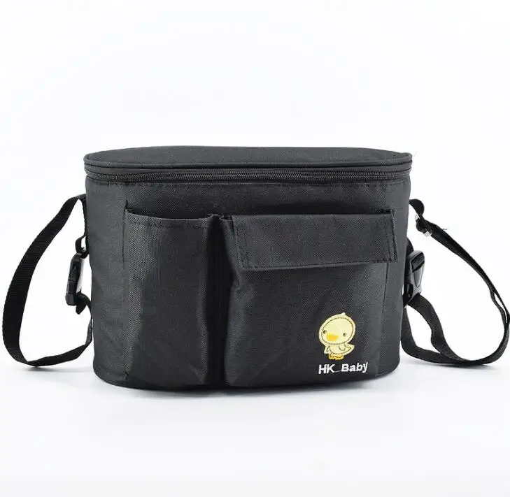 Black Duck Детская подвесная корзина, сумка для коляски, дорожная сумка для подгузников, сумка для хранения подгузников, сумка для кормления, аксессуары для коляски - Цвет: Black Duck