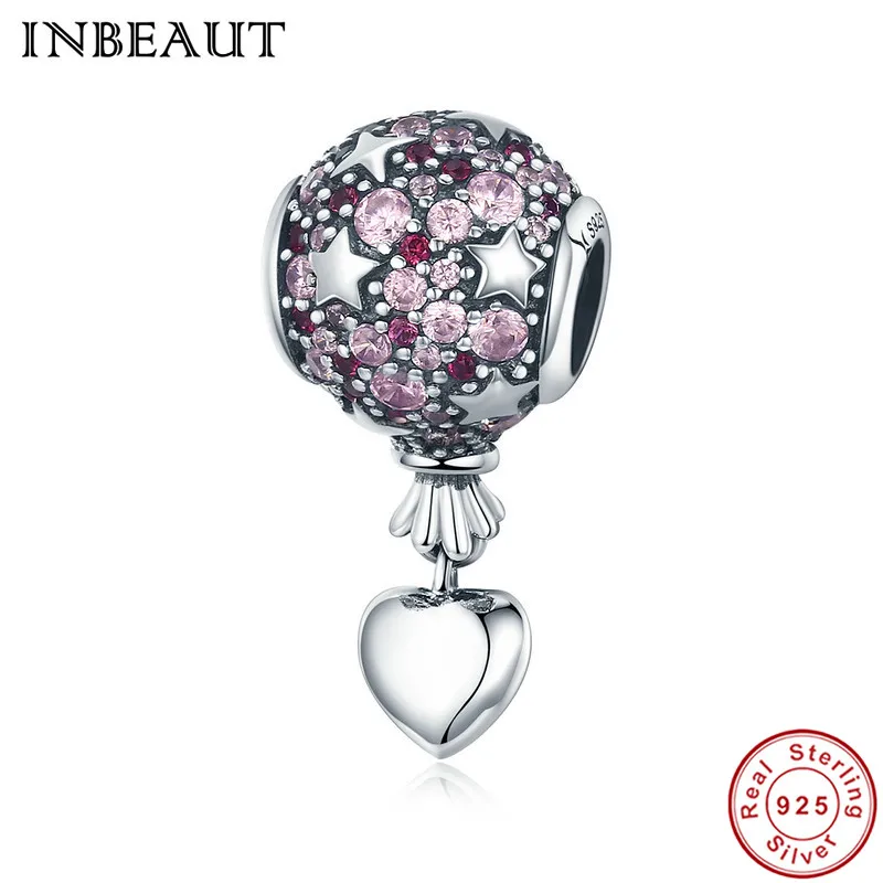 INBEAUT новые модные 100% реальные фотообои Серебряное сердце розовый циркон камни