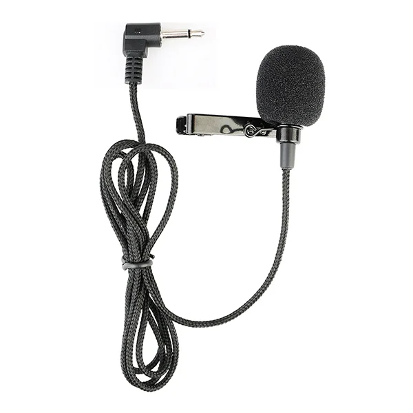 Портативный Клип на лацкане микрофон 3,5 мм разъем проводной микрофон Hands-free для гида системы F4511B