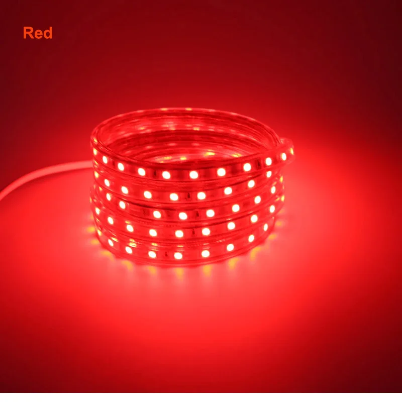 220 вольт SMD5050 Светодиодные ленты светильник лазерная трубка 60 л/М ЕС Мощность