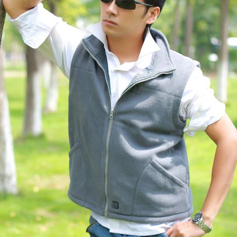 Зимний уличный походный туристический жилет с электрическим подогревом