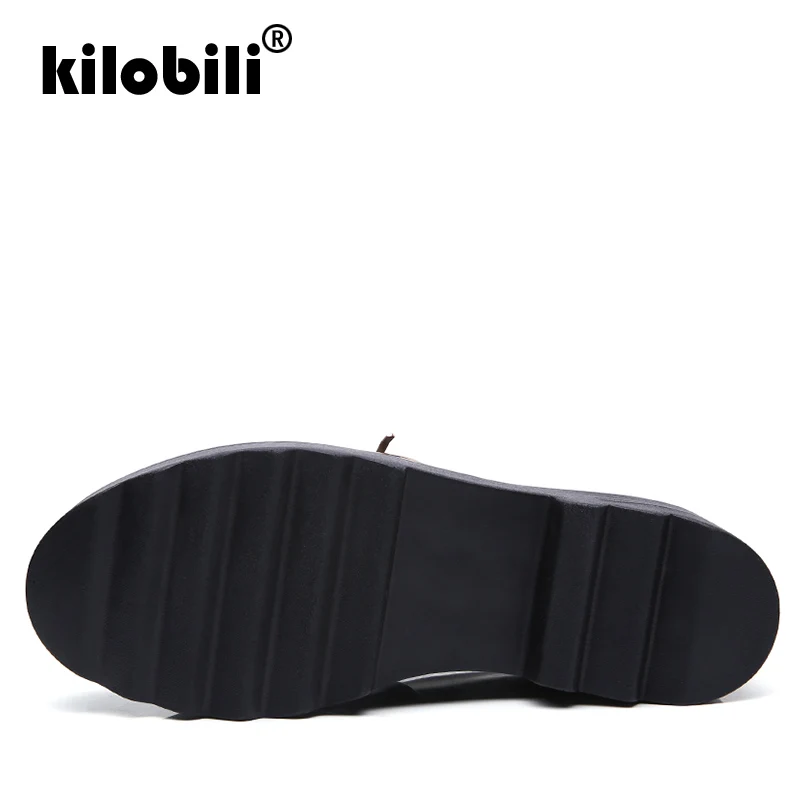 Kilobili/2019 г. весенние женские туфли оксфорды лодочки из лакированной кожи без