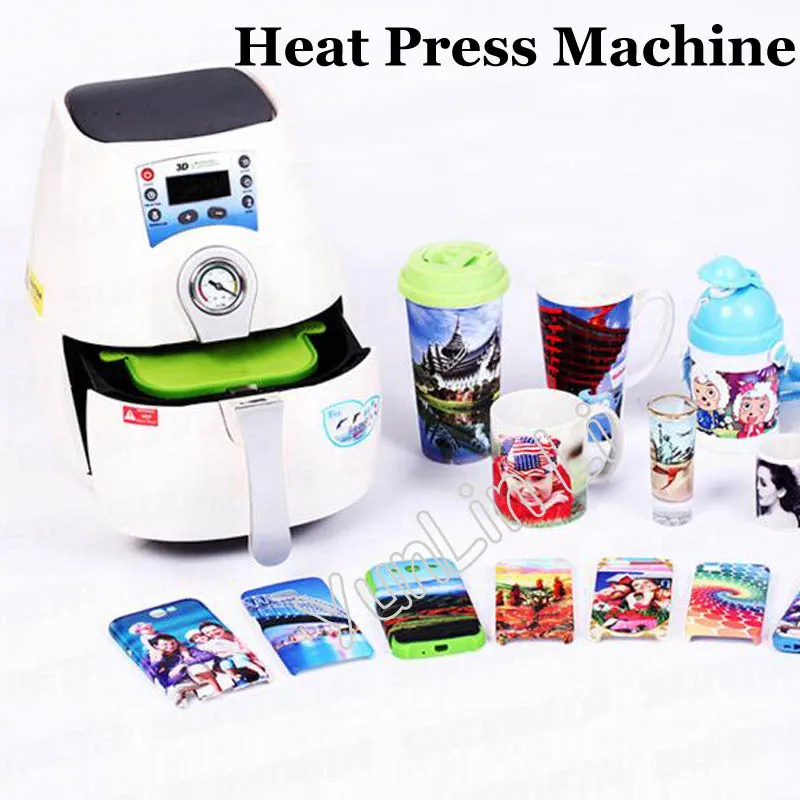 3D Mini Sublimation Vacuum Machine Heat Press Machine For Phone Case and Cover Mug Cups