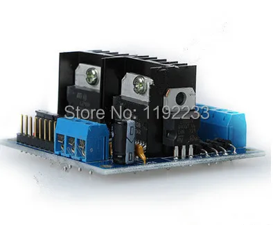 4 Road Motor Drive Module Trolley L298N H Bridge Positive Inversion Control | Электронные компоненты и