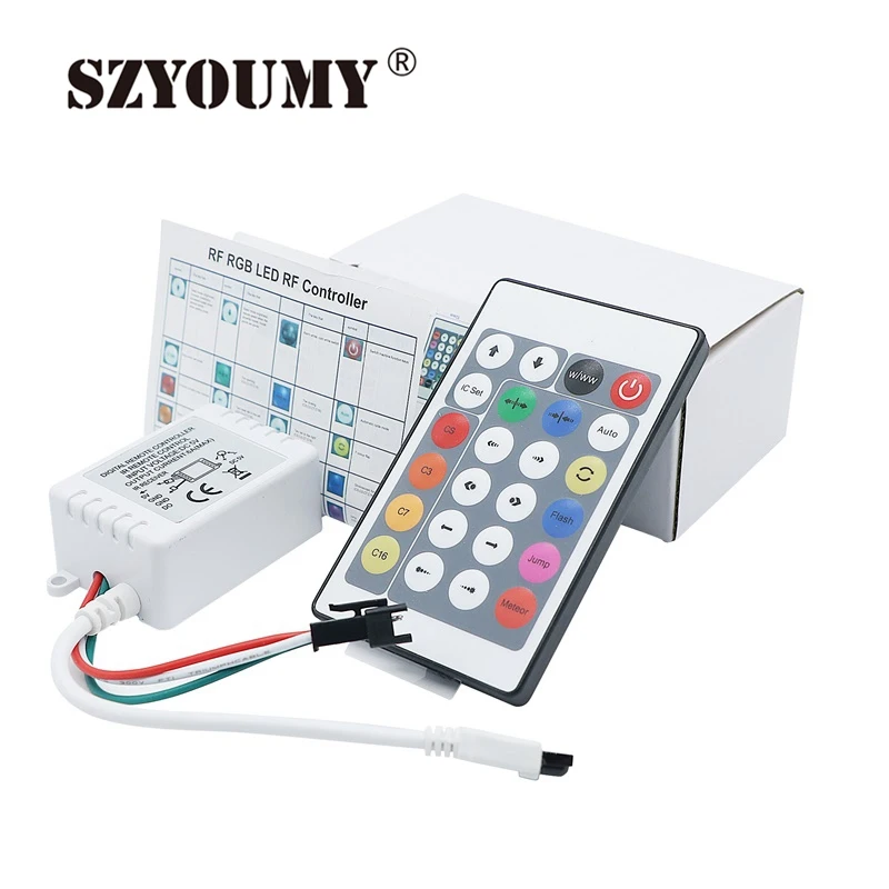 SZYOUMY светодиодный пульт дистанционного управления диммер 24 клавиши RF