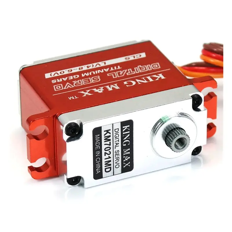 KINGMAX KM7021MD стандартный сервопривод 72 г 21 кг. См полностью металлический чехол