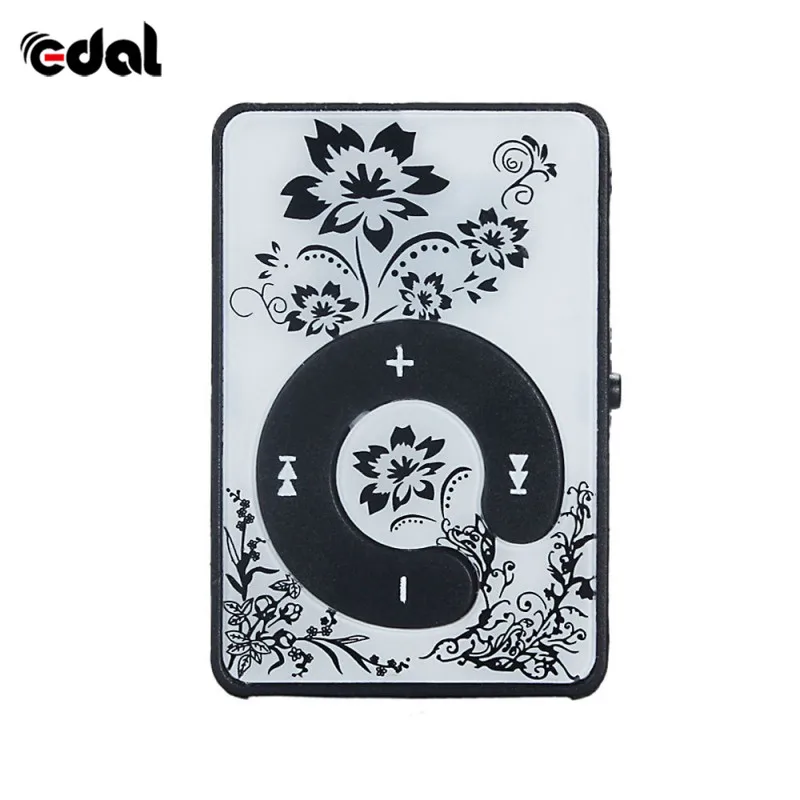 EDAL новейший мини зеркальный зажим USB цифровой Mp3 дешевый музыкальный плеер