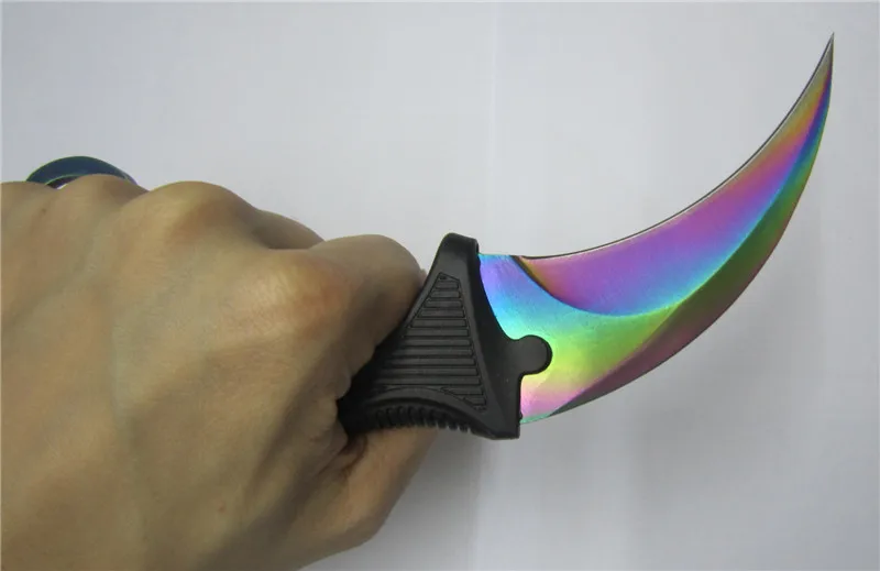 CS GO Counter Strike Karambit коготь нож для шеи с оболочкой игры Охота лагерь hike тактический