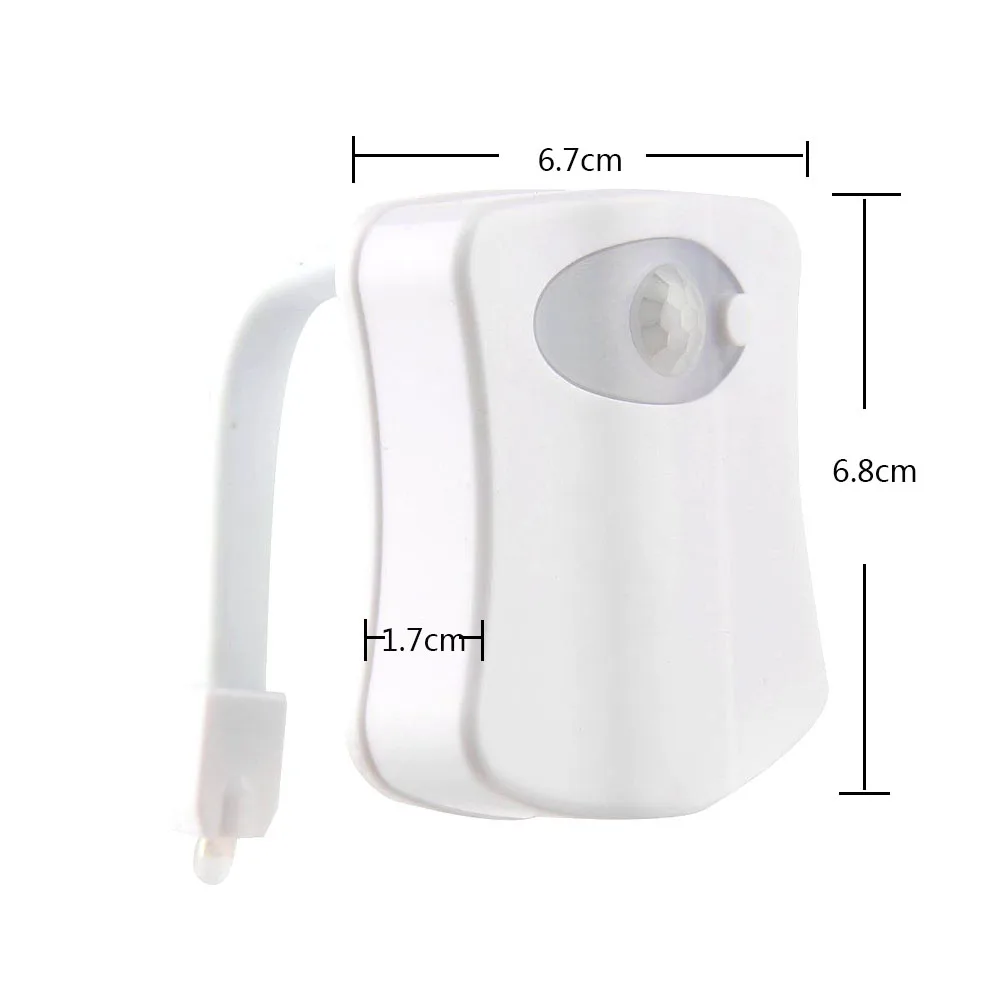 Подсветка для унитаза Датчик освещения сиденья с подсветкой 8 Подсветка для унитаза Датчик освещения сиденья с подсветкой 8