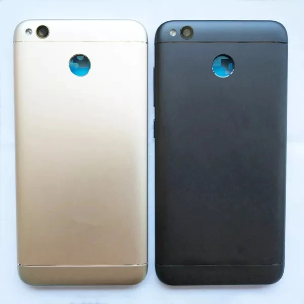 Металлическая задняя крышка Корпус для Xixomi Redmi 4X со стеклянными линзами боковые