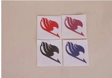 4pcs random color 4 шт. аниме Сказочный хвост cos Etherious Natsu Dragneel Erza Scarlet Wendy Marvell Feioulei Demon cat Косплей временная татуировка наклейка - Цвет: 4pcs random color