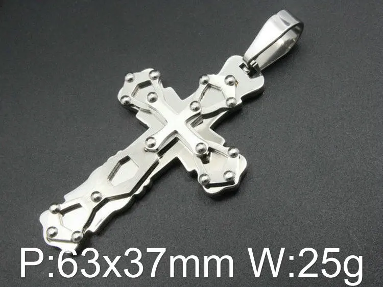 Hot Popular Cross Four color Pendant High Quality Stainless Steel Jewelry Sets for Men and boy | Украшения и аксессуары
