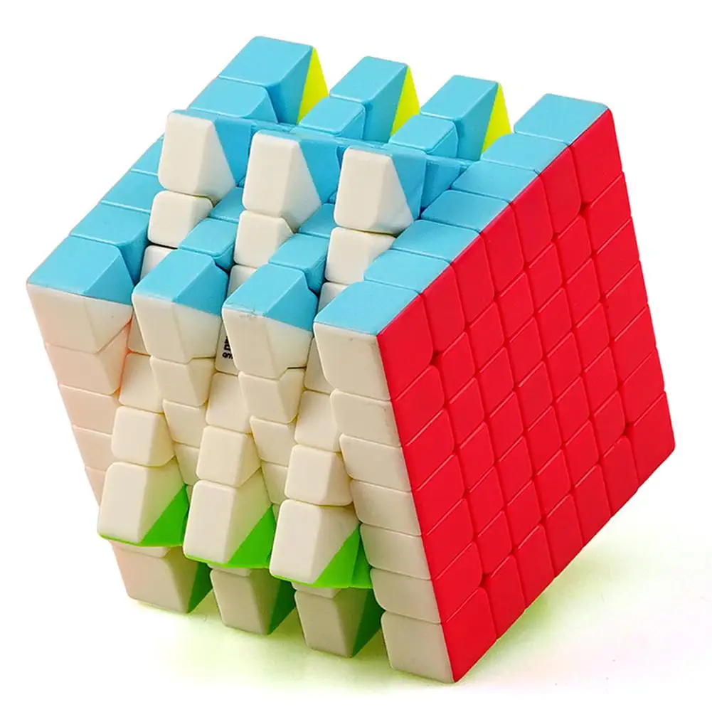 

RCtown 7X7 Colorful Magic Cube Brain Teaser Adult Releasing Pressure Puzzle Speed Cube Education Toys Professional Magic Cube
