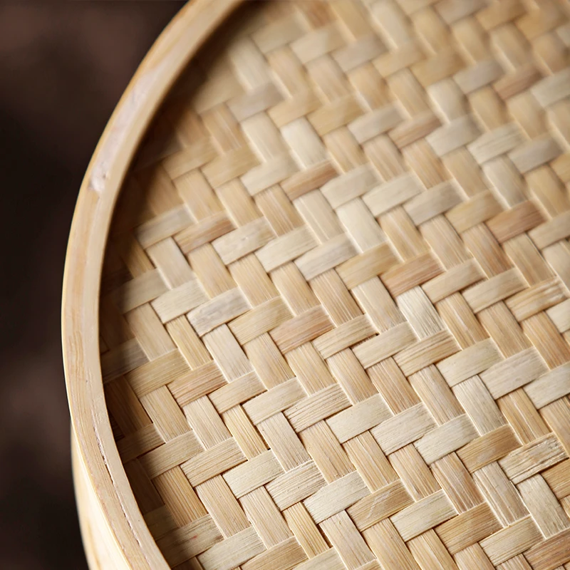 Бамбуковое плетение 357 г коробка для хранения чая мопса разделительная тарелка