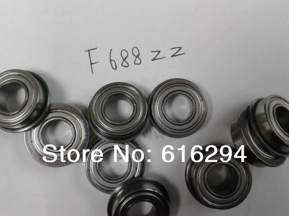 Высокое качество F688ZZ F688-2Z фланцевые шарикоподшипники 8*16*5 мм-бесплатная доставка