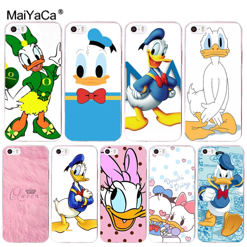MaiYaCa/Новые супер милые чехлы для телефонов с рисунком Дональда Дака Apple iPhone 8 7 6 6S