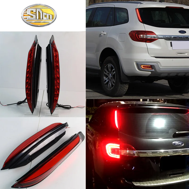 

2PCS For Ford Everest 2016 2017 2018 Car LED Tail Light Rear Bumper Light LED Brake Light Auto Bulb Decoration Lamp