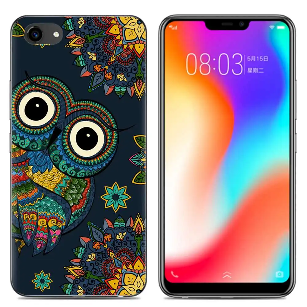 Phone Case For Vivo Y83/Y81/Y81S 6.22-inch Marble Floral High Quality Painted TPU Soft Silicone Skin Back Cover Shell |