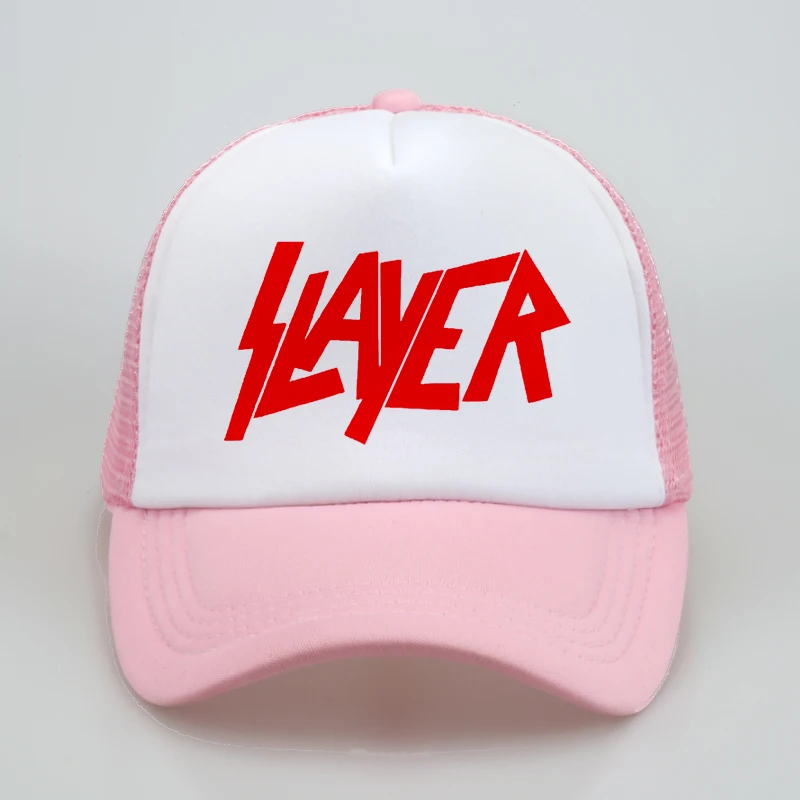 Горячая Распродажа, мужские бейсбольные кепки the slayer speed, металлическая Кепка, мужская летняя бейсбольная кепка в стиле панк, высокое качество, сетчатая Кепка для водителя грузовика