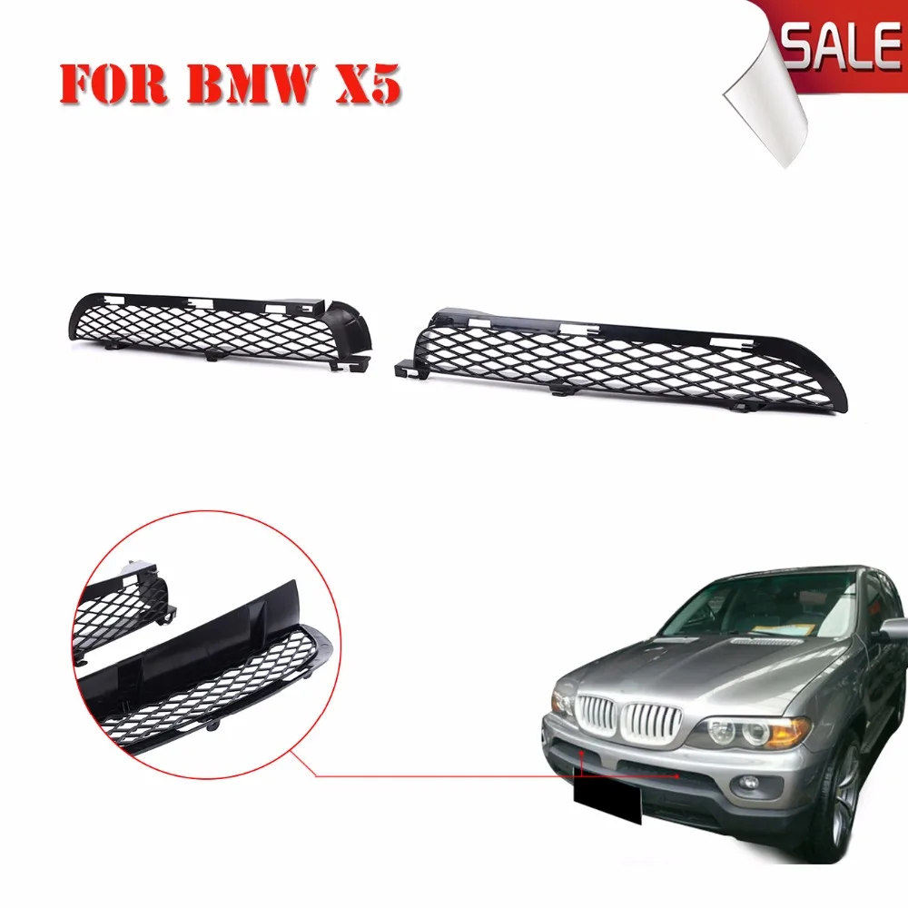Передняя решетчатая крышка бампера для BMW X5 E53 LCI SUV 2003 2006 51117116397 51117116398/|mesh grille|front