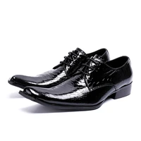 italian fashion handmade mens crocodile leather shoes business dress suit men shoe black zapatos mujer best gifts men