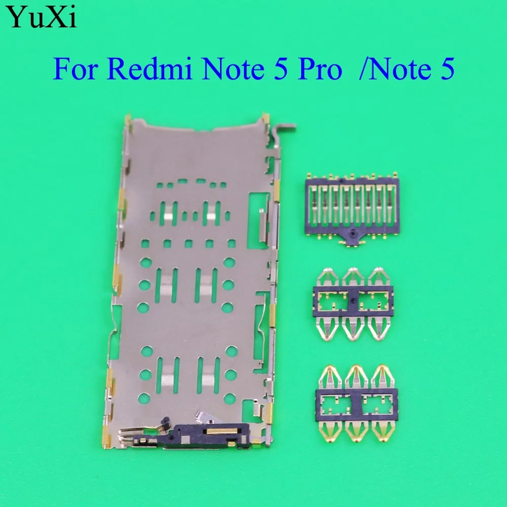

Для Xiaomi Redmi Note 5 Pro/note5 кардридер Nano SIM Слот карты Micro SD ридер Разъем Держатель лоток запасные части