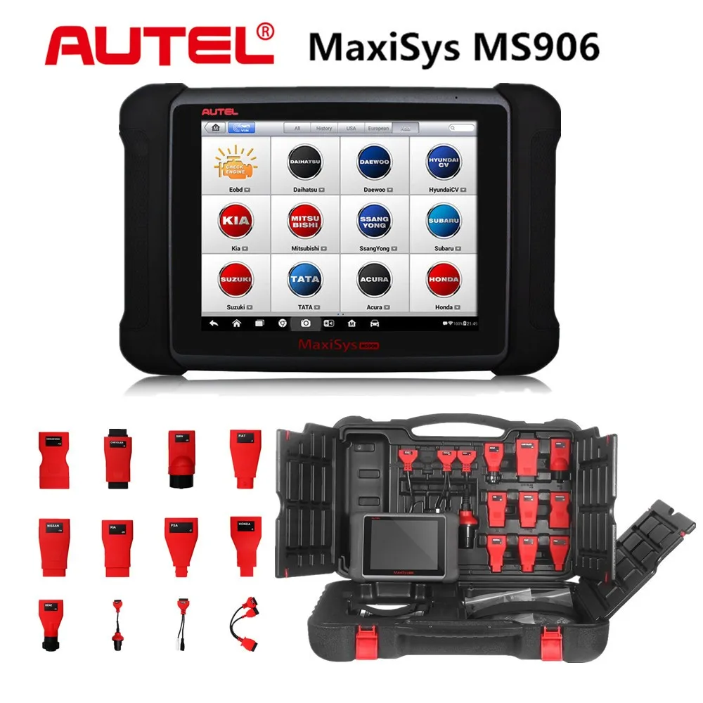 Autel MaxiSys MS906 8 &quotAndroid 4 0 WI FI автоматический диагностический сканер нового поколения