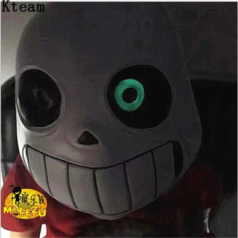 Хит! Костюм на Хэллоуин 1:1 маска для косплея по мотивам фильма шлем Санс Undertale