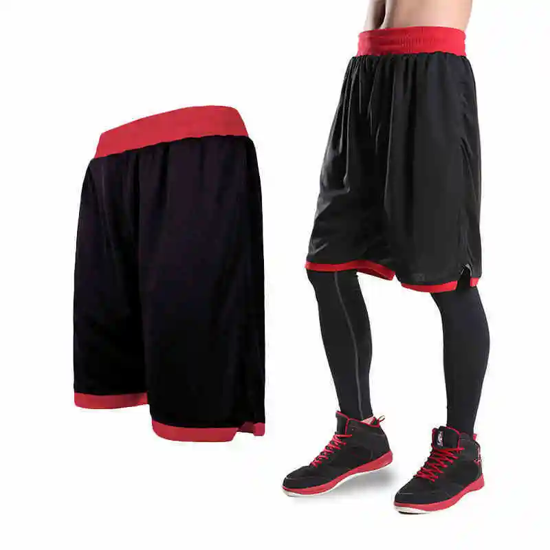 Новые мужские спортивные Баскетбол Бег тренажерный зал карманов Шорты для