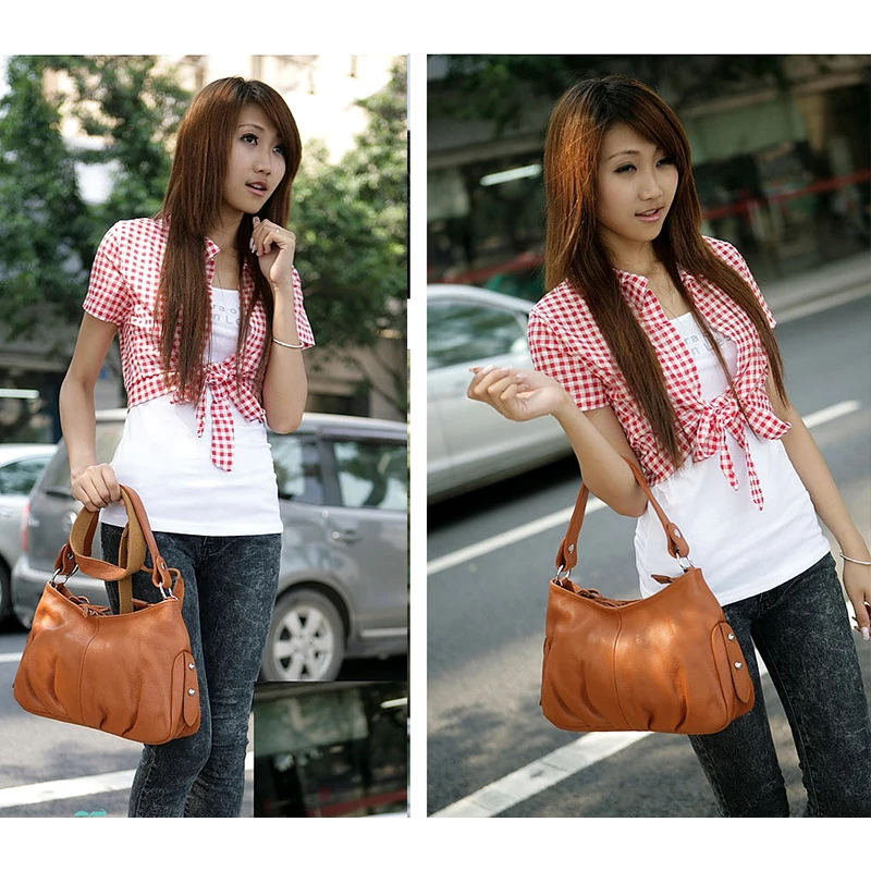 Женская сумка из натуральной кожи хобо с кисточками 100% воловья кожа женская