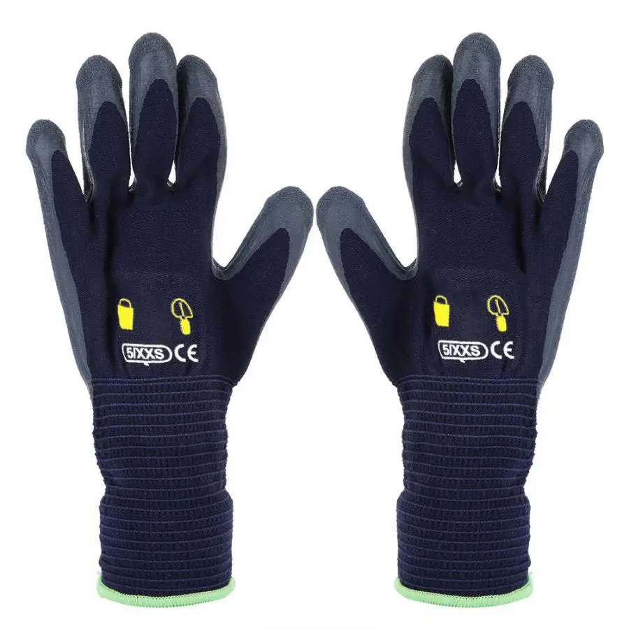 Рабочие перчатки садовые 1 пара противоскользящие износостойкие рабочие для