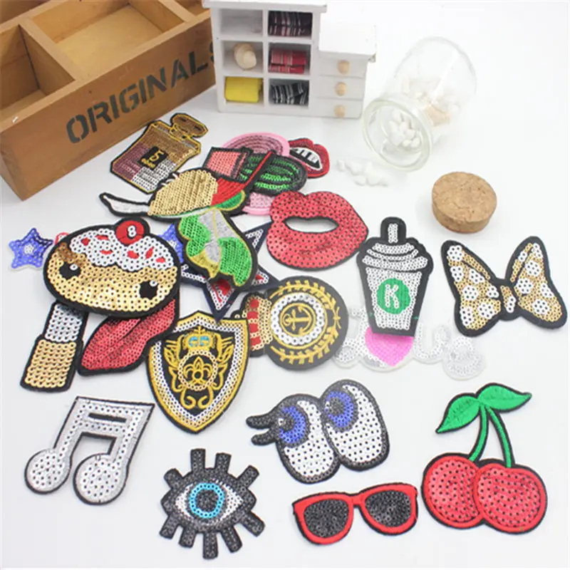 1 шт. вышитая проволока тканевая нашивка украшение брендовая популярная сделай