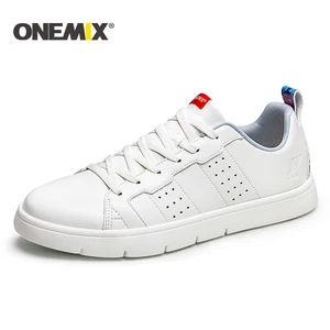 Кроссовки ONEMIX мужские для скейтборда, легсветильник, мягкие, дезодорирующие, для прогулок, черные белые