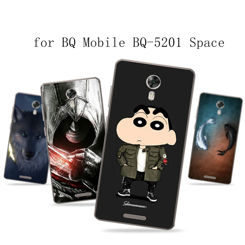BQ phone TPU Cartoon paint Case FoR 5201 BQ-5201 Space Mobile Cover for BQ-5202 Lite BQ5202 caqa funda bags |