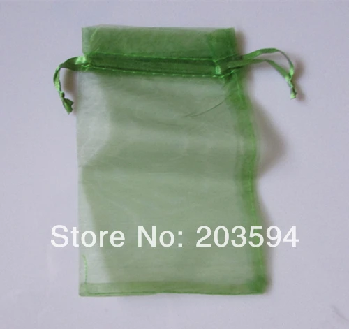 

500pcs/lots Dark Green Color Jewelry Packing Drawable Organza Bags 7x9cm,Wedding Gift Bags & Pouches