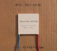 1 pcs tec1 12740 40a 12v 6262mm high power thermoelectric cooler peltier electronic semiconductor refrigeration