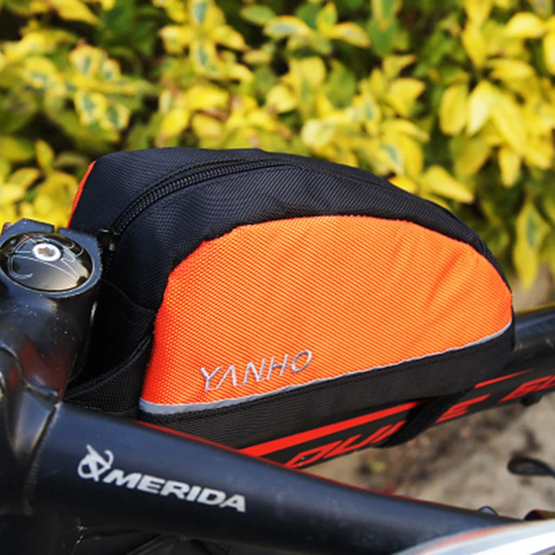 Bicycle Bag Bike Banana Cycling Top Tube Front Frame Pouch Outdoor Sport Bags Panniers Accessories | Спорт и развлечения
