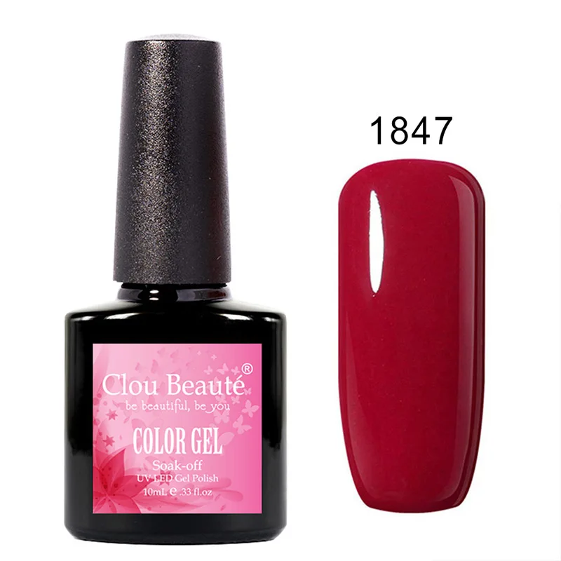 Clou Beaute УФ гель лак для ногтей 10 мл Неоновый Цвет Гель-лак для ногтей впитывающий Гель-лак vernis полуперманентный uv 1579