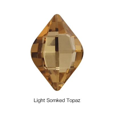 Light Topaz Стразы в форме лимона со стразами и кристаллами, стеклянные камни для одежды, Свободные Стразы, сшитые на основе одежды, для свадебного платья, обуви, сумок, сделай сам, отделка - Цвет: Light Topaz