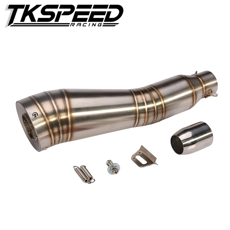 A middle connect for kawasaki Z250SL Motorcycle Exhaust Pipe Muffler Escape Connecting Pipe Front Link Pipe Moto Mid Pipe