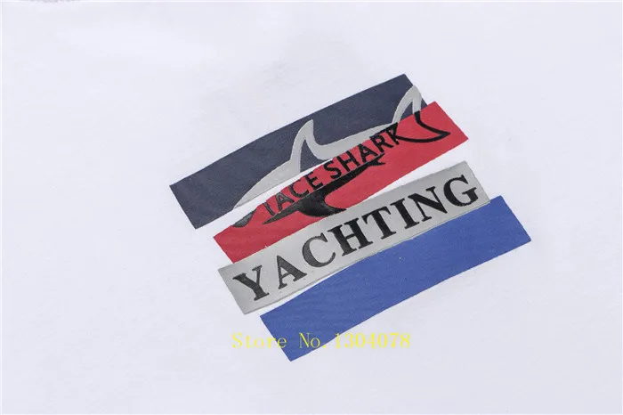 Лето, уличная Мужская футболка, короткий рукав, с буквенным принтом, Tace& Shark, брендовая мужская футболка, homme camisetas, футболки