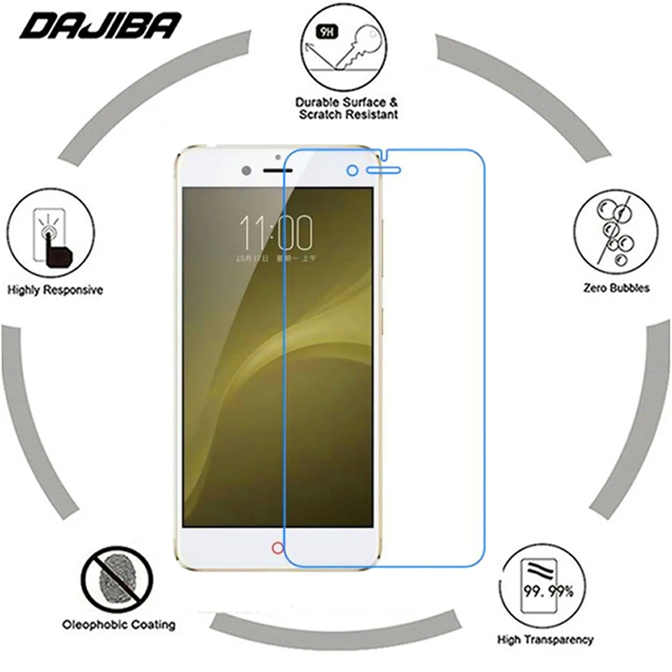 9H 2.5D Закаленное стекло для ZTE Nubia Z11 Mini MiniS защитная пленка Взрывозащищенная Max