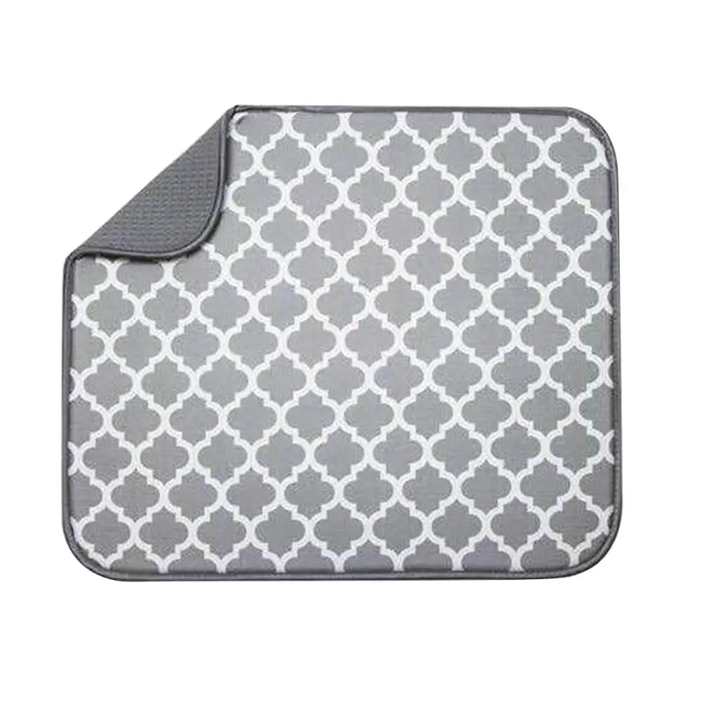 Adeeing сверхтонкая Губка из волокнистого волокна с клетчатым узором коврик для