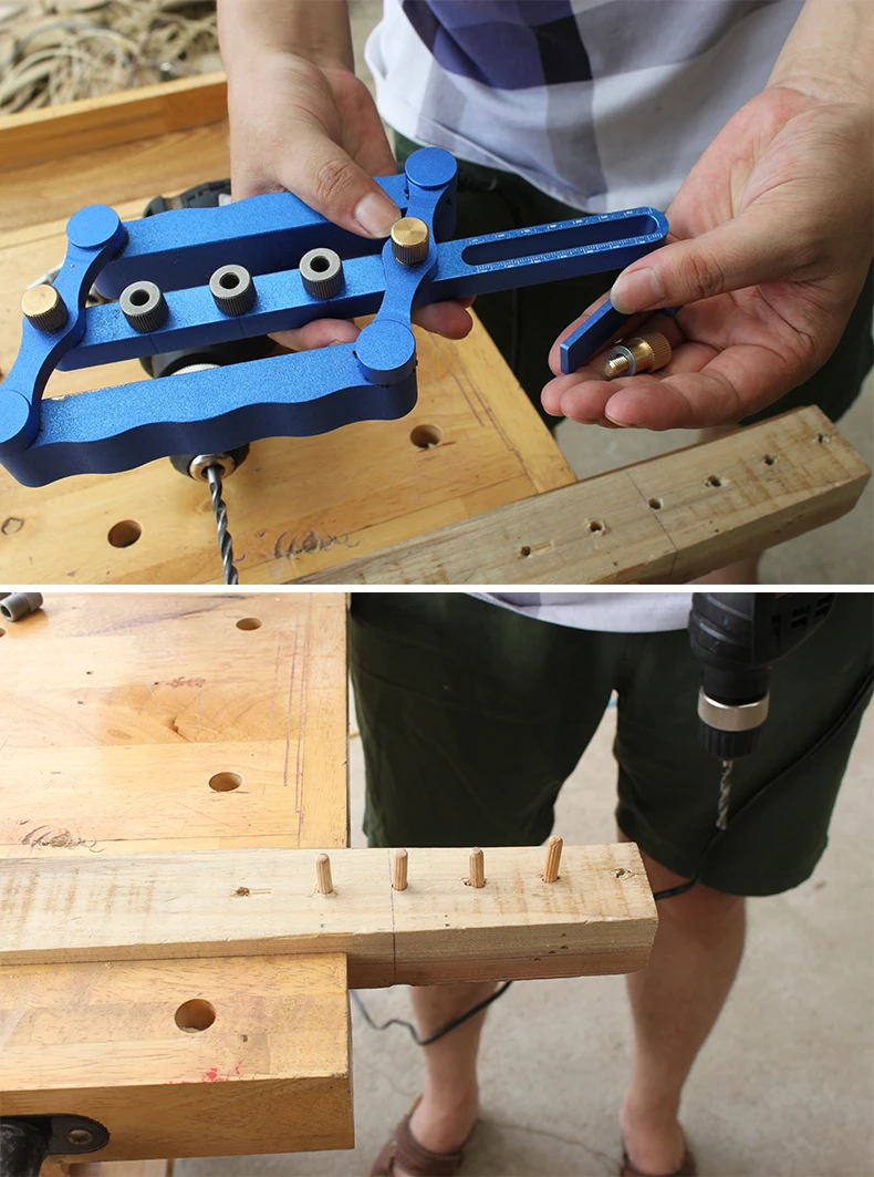 Деревянный дюбель Самоцентрирующийся джиг комплект деревообрабатывающий метрический 6 8 10 мм сверление алюминия ручные инструменты