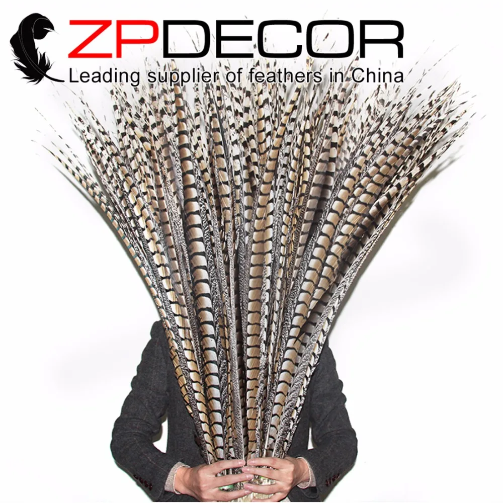 Новинка! ZPDECOR 75 110cm100 шт Высокое качество натуральные длинные женские перья из