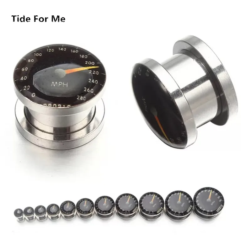 2 шт. новый модный шкив из нержавеющей стали затычки для ушей тоннели винтовые