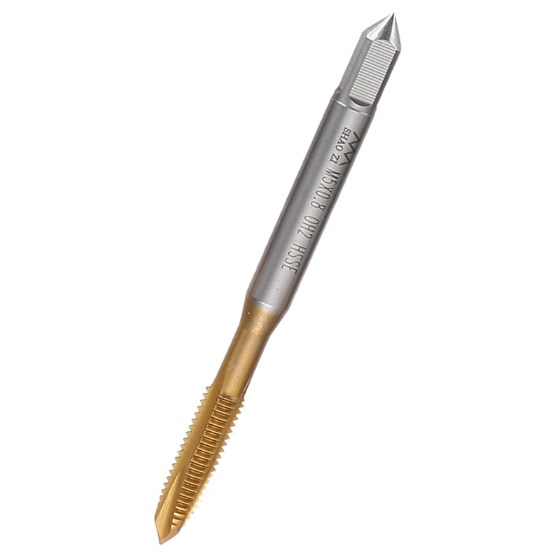 M5 спиральный точечный кран поток HSS станок метрический разъем титановое покрытие