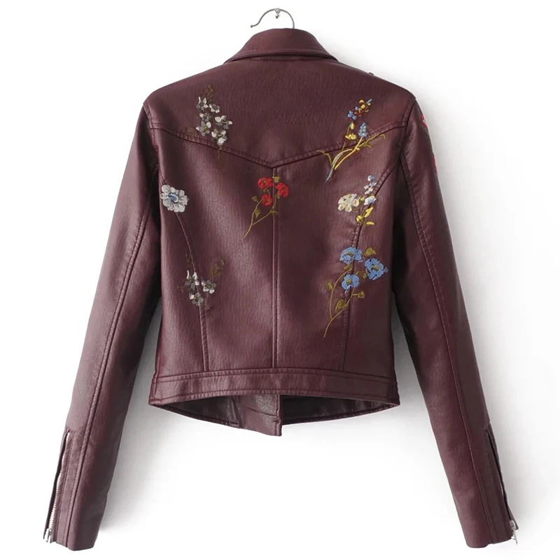 Женская кожаная куртка ftaylor Байкерская облегающая из искусственной кожи с