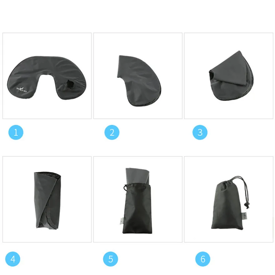 Надувная мягкая Автомобильная подушка для путешествий надувная отдыха Подушка